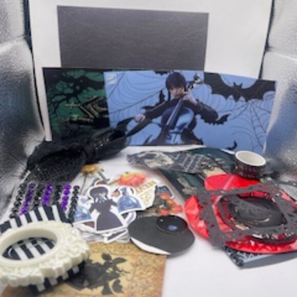 🖤Wednesday Addams Junk Journal Kit: A Spooky DIY Crafting Adventure New🖤 - Picture 7 of 13